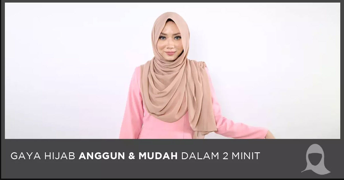 Jadikan Tudung Anda Anggun & Bergaya Dalam 2 Minit - Hijab Jumaat