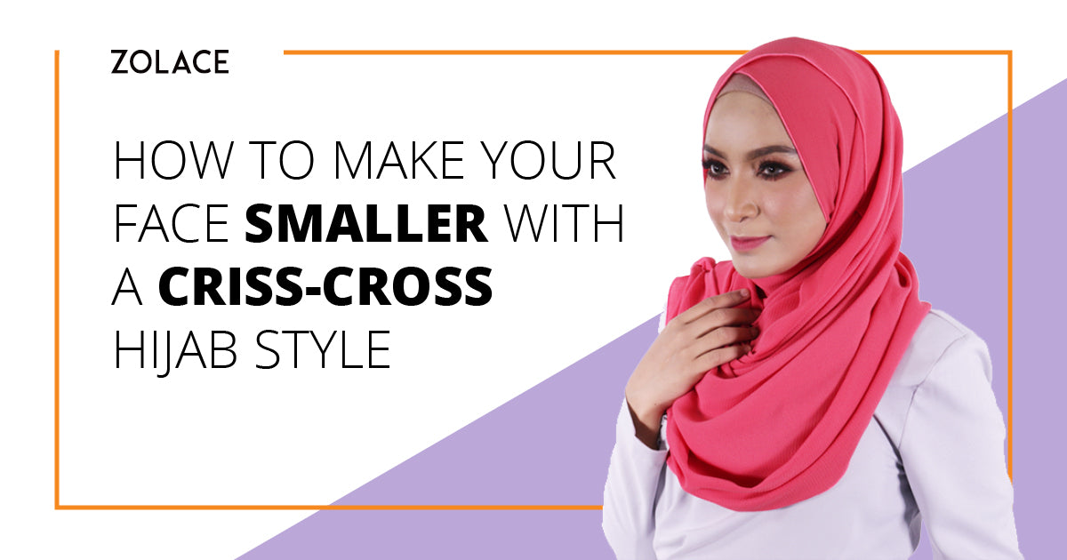 How to easily make a hijab criss cross style in 2 minutes! - Hijab Friday