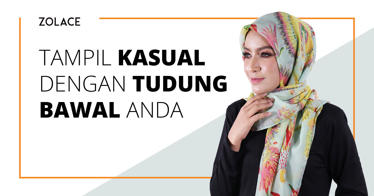Cara Paling Pantas Untuk Gaya Yang Casual Dengan Tudung Bawal Anda - Hijab Friday