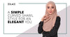 How To Create Simple Elegance With a Curved Shawl - Hijab Friday