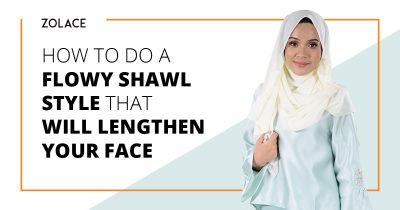 How To Do A Flowy Shawl Style That Will Lengthen Your Face-Hijab Friday
