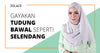 Gayakan Tudung Bawal Anda Seperti Selendang Dengan Cara Yang Paling Mudah - Hijab Friday