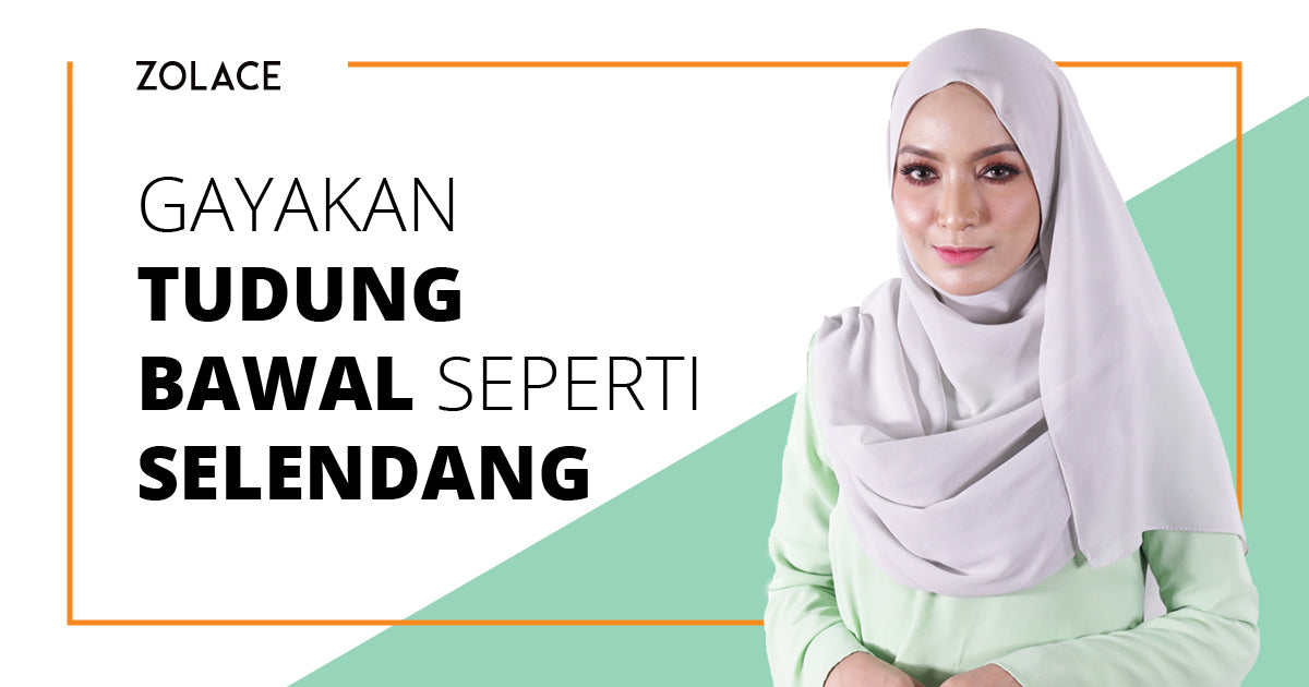 Gayakan Tudung Bawal Anda Seperti Selendang Dengan Cara Yang Paling Mudah - Hijab Friday