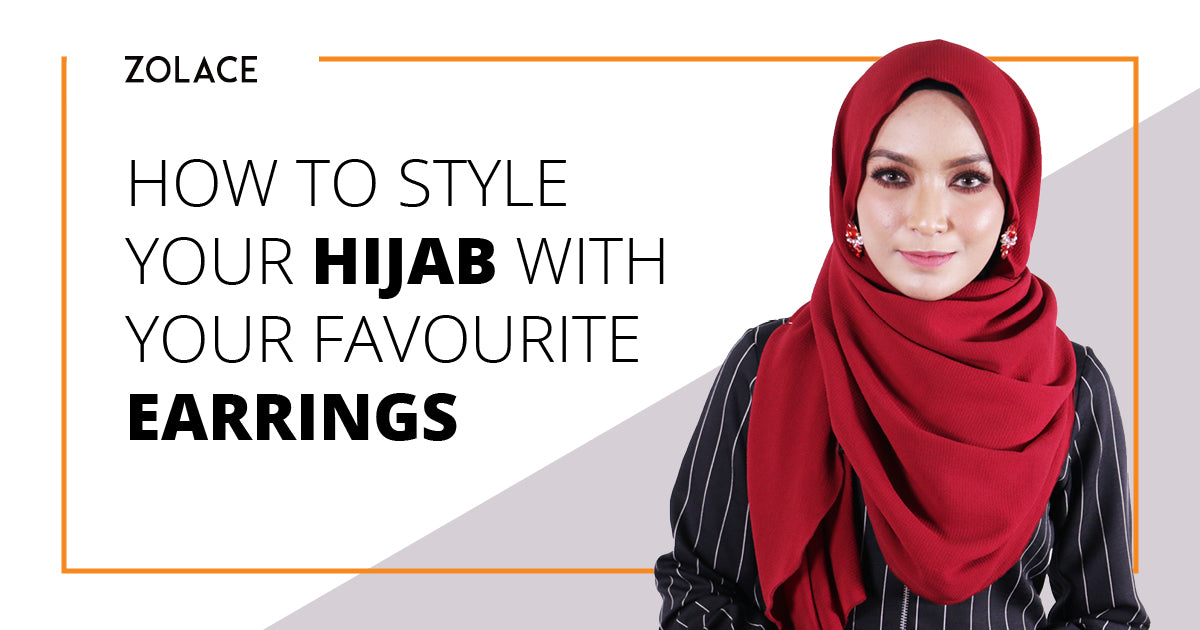 Never Give Up Earrings Again With This Easy Shawl Look - Hijab Friday