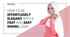 How To Create Effortless Elegance With A Fast, Easy Shawl Look - Hijab Friday