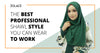 A Shawl Style Suitable for Work and Make You Look Professional- Hijab Friday
