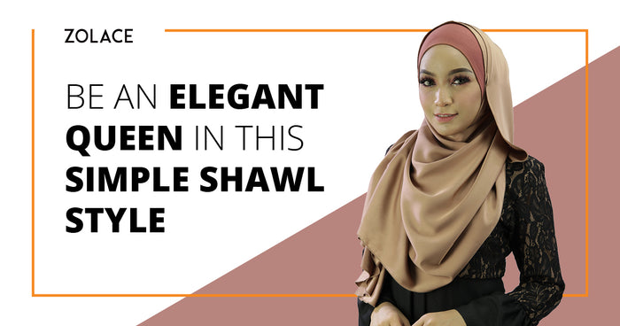 Be an Elegant Queen in This Simple Shawl Style - Hijab Friday