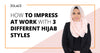 How To Impress At Work With 3 Different Hijab Styles-Hijab Friday