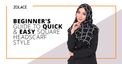 How To Get Back To Basics With a Sweet, Simple Square Headscarf Look - Hijab Friday