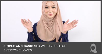 Beginners Will Love This Easy and Amazing Shawl Style - Hijab Fridays