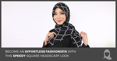 How To Be An Effortless Fashionista With a Super Speedy Headscarf Look - Hijab Friday