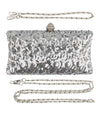 Play the Party Clutch in Silver